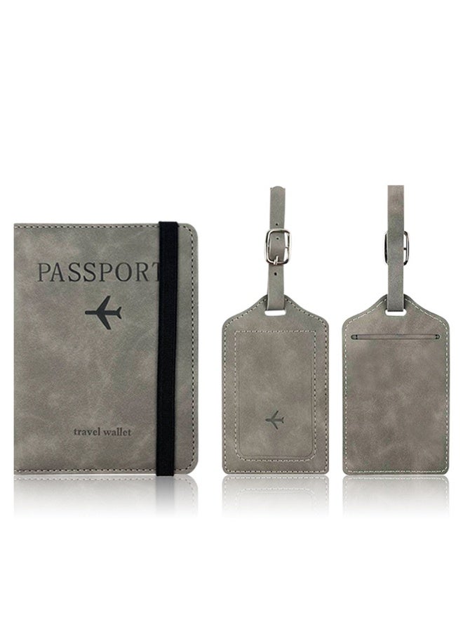 RFID Secure Passport Holder Travel Wallet – Leather Multi-Purpose Organizer with Card & SIM Storage - Image 1
